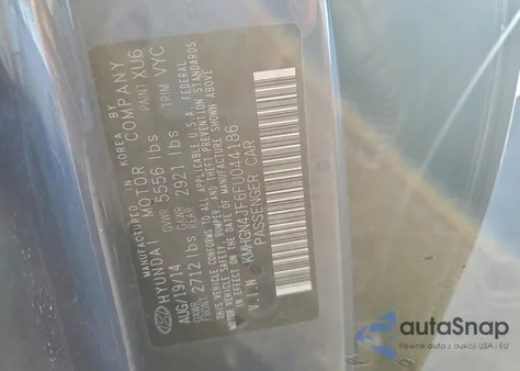 2015 Hyundai Genesis 5.0L из США, поврежденный, VIN KMHGN4JF6FU044186